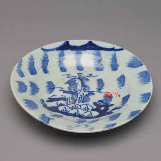 A Porcelain plate – Fukien – China -18thC,